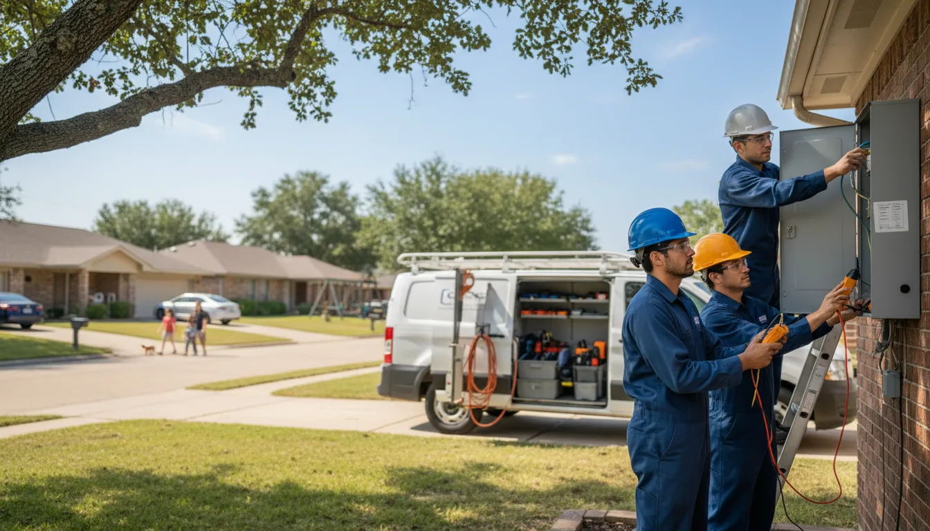 Certified electrician providing emergency electrical services in Pilgrim, KY